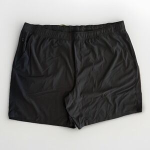 Public Rec Mens Athletic Shorts Black 42 Elastic Waist Drawstring Performance